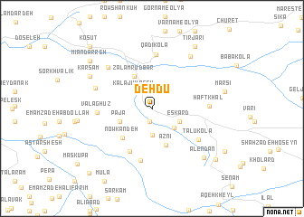 map of Dehdū