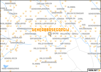 map of Deh-e ‘Abbās-e Gorgīj