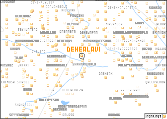 map of Deh-e ‘Alavī