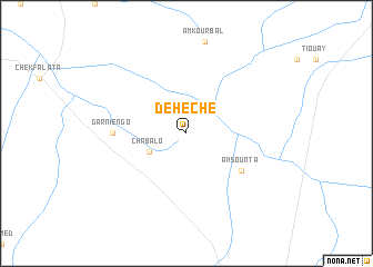 map of Déheché