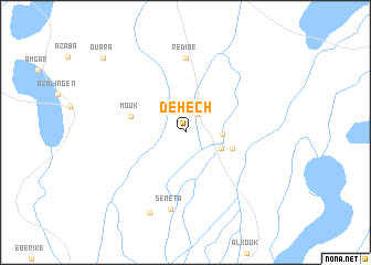 map of Dehech