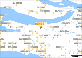 map of De Heen