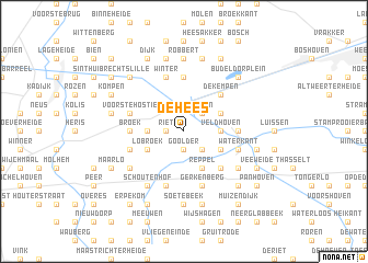 map of De Hees