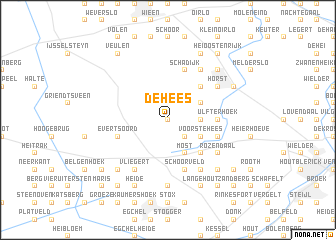 map of De Hees