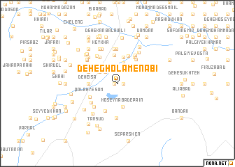 map of Deh-e Gholām-e Nabī