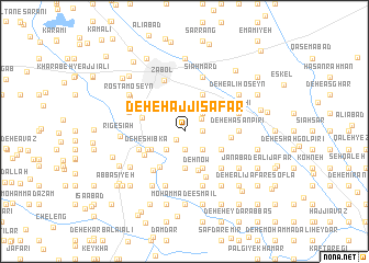 map of Deh-e Ḩājjī Şafar