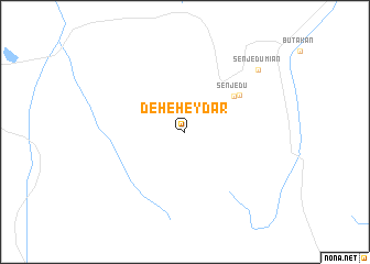 map of Deh-e Ḩeydar