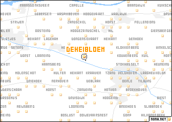 map of De Heibloem