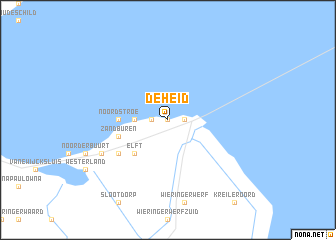 map of De Heid