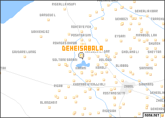 map of Deh-e ‘Īsá Bālā