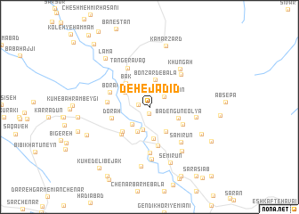 map of Deh-e Jadīd