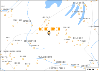 map of Deh-e Jom‘eh