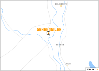 map of Deh-e Kadīleh