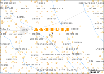 map of Deh-e Karbalā\