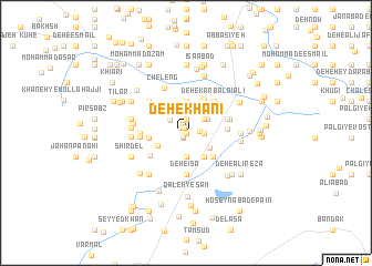 map of Deh-e Khānī