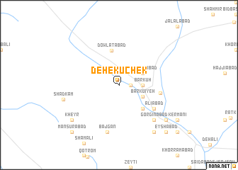 map of Deh-e Kūchek