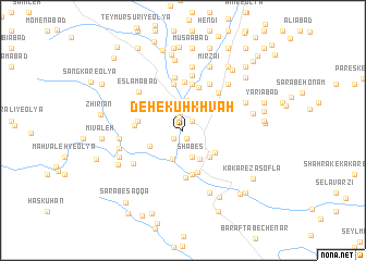 map of Deh-e Kūh Khvāh