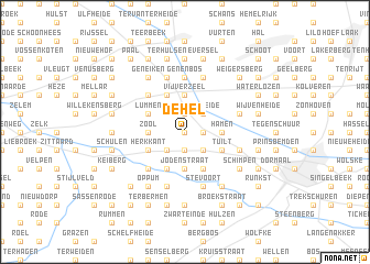 map of De Hel