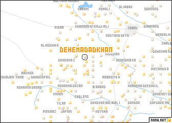 map of Deh-e Madadkhān