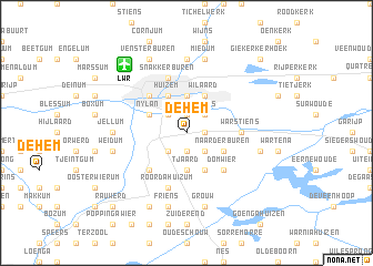 map of De Hem