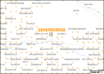 map of Dehenakanda