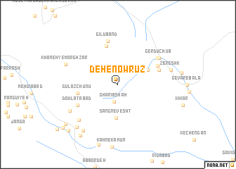 map of Deh-e Nowrūz