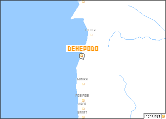 map of Dehepodo
