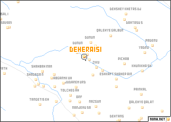map of Deh-e Ra\