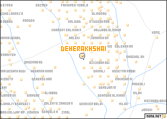 map of Deh-e Rakhshā\