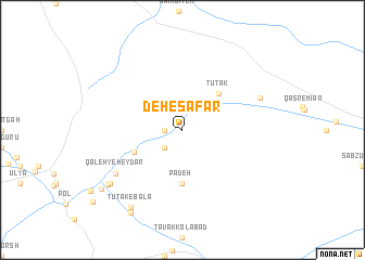 map of Deh-e Şafar
