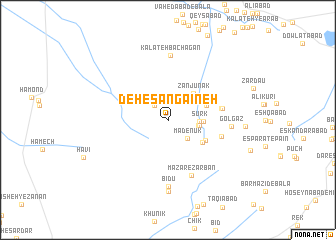 map of Deh-e Sang Ā\