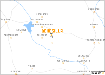 map of Dehesilla