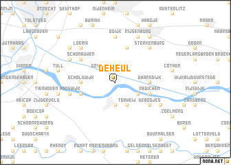 map of De Heul