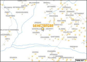 map of Deh-e Zargar