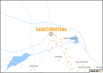 map of Deh-e Zīāratgāh
