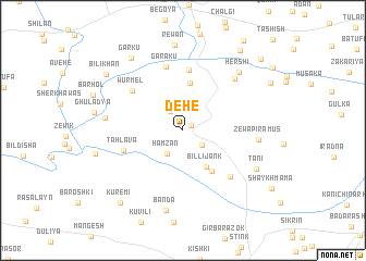 map of Dēhē