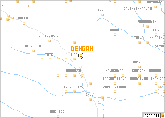 map of Dehgāh