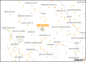 map of Dehgāh