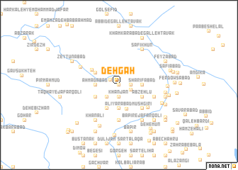 map of Dehgāh