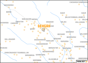 map of Dehgāh