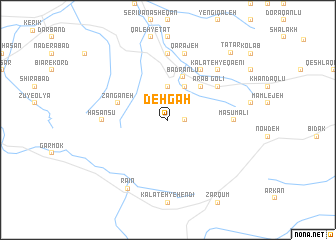 map of Dehgāh