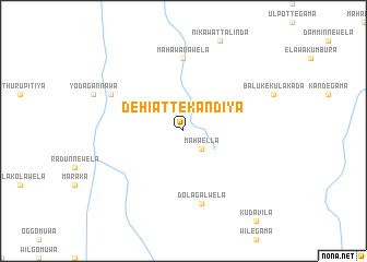 map of Dehiattekandiya