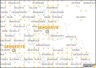 map of Dehideniya