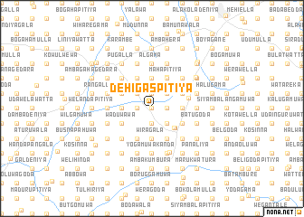 map of Dehigaspitiya