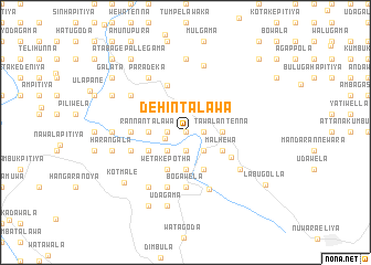 map of Dehintalawa