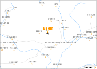 map of Dehīn