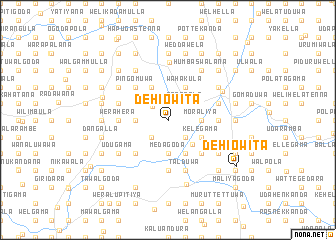 map of Dehiowita