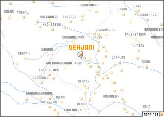 map of Deh Jānī