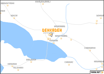 map of Dehkadeh