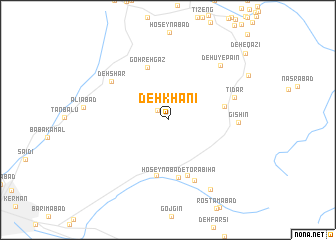 map of Deh Khānī